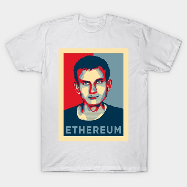 Vitalik Buterin Ethereum T-Shirt by CryptoTextile